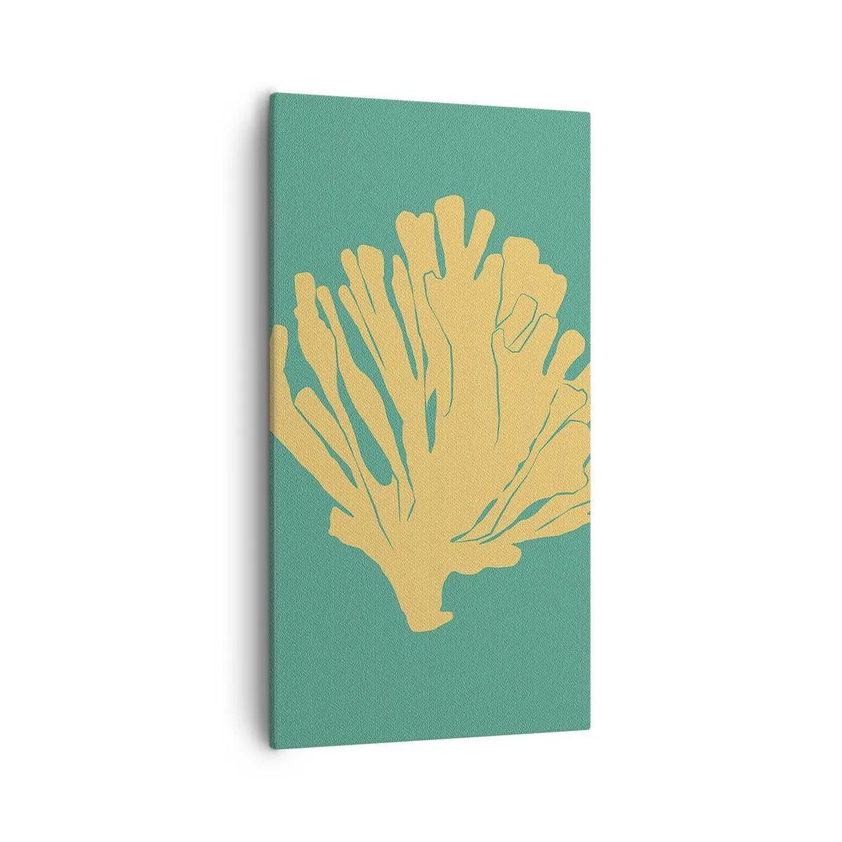 Cuadro sobre lienzo - Impresión de Imagen - Arbusto de un bosque submarino - 55x100 cm