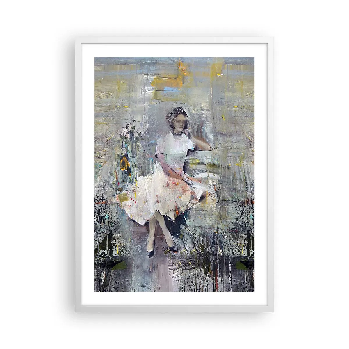 Póster en marco blanco - Clásica y moderna - 50x70 cm