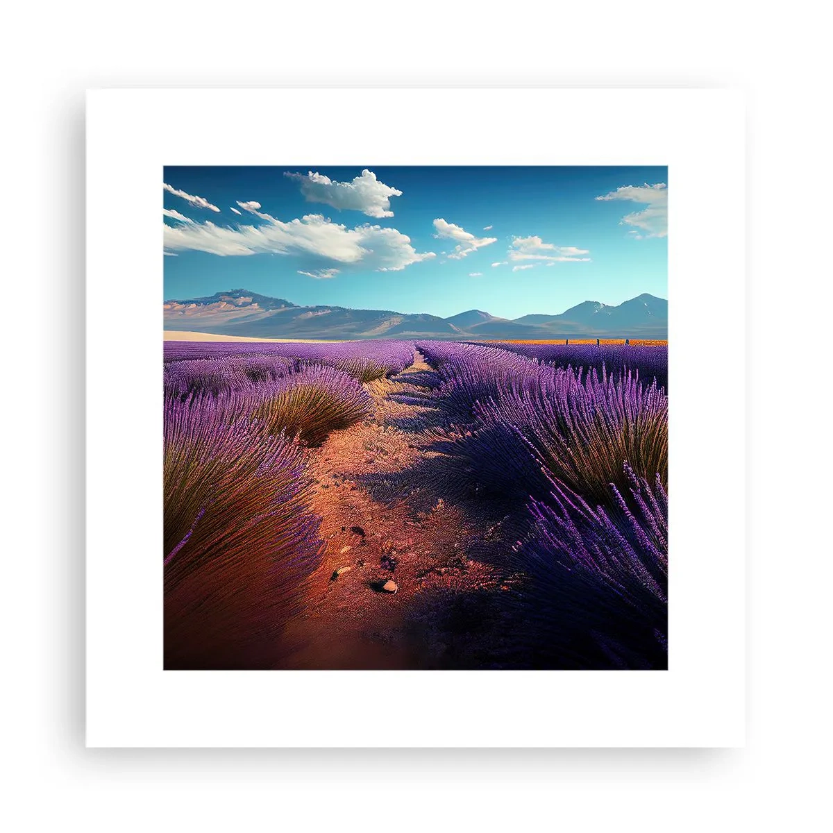 Póster - Campos fragantes - 30x30 cm