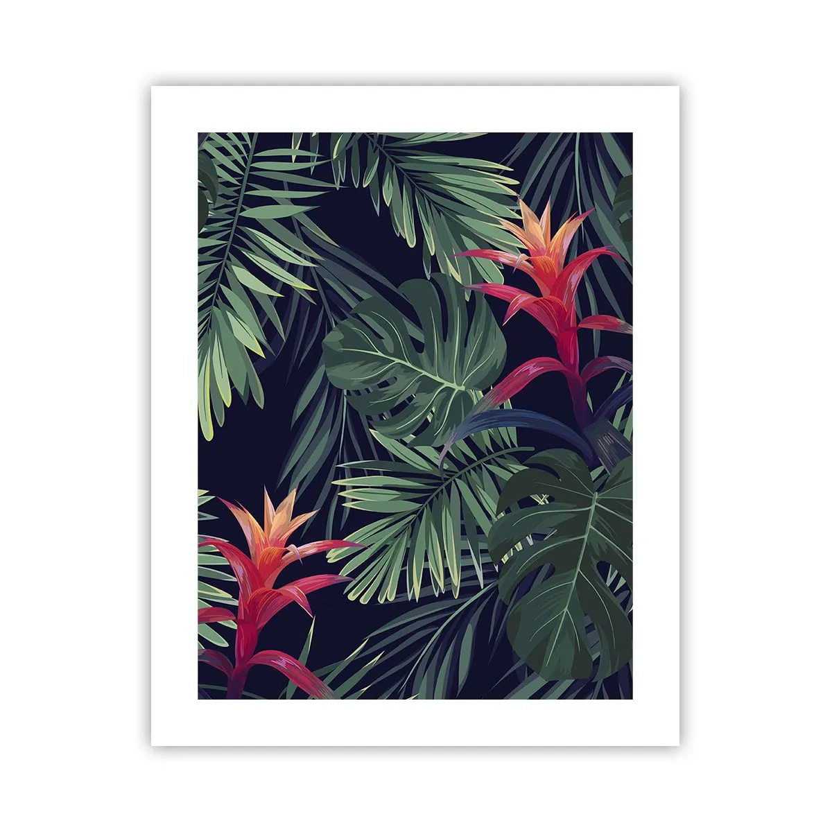 Póster - Encender el color verde - 40x50 cm