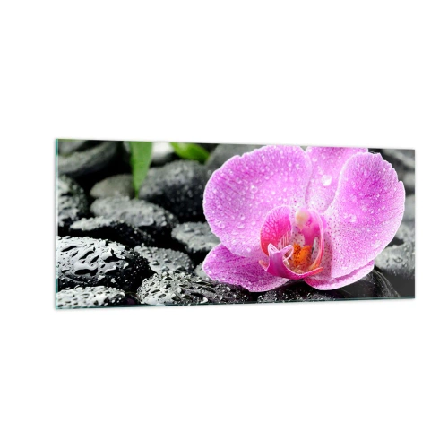 Cuadro sobre vidrio - Impresiones sobre Vidrio - Como un corazón abierto - 100x40 cm