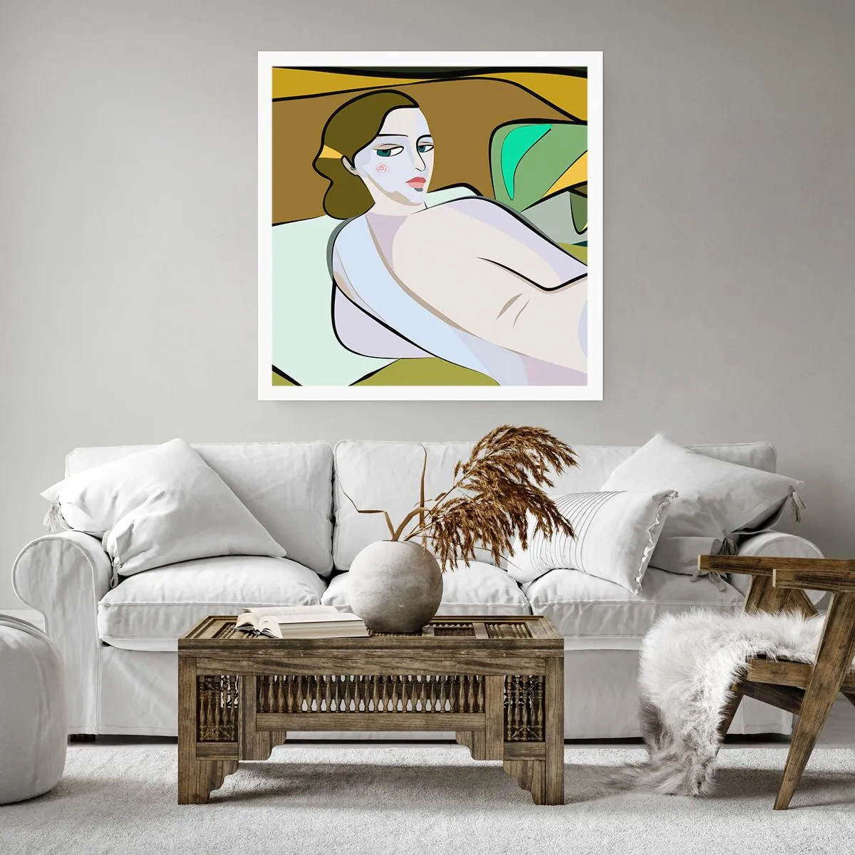 Póster - Retrato íntimo - 50x50 cm