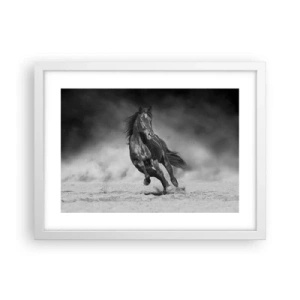 Póster en marco blanco - Digno del propio emir - 40x30 cm