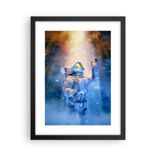 Póster en marco negro - El descubrimiento - 30x40 cm