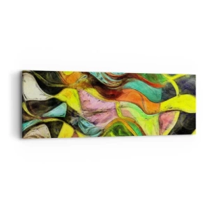 Cuadro sobre lienzo - Impresión de Imagen - El movimiento es la vida - 90x30 cm