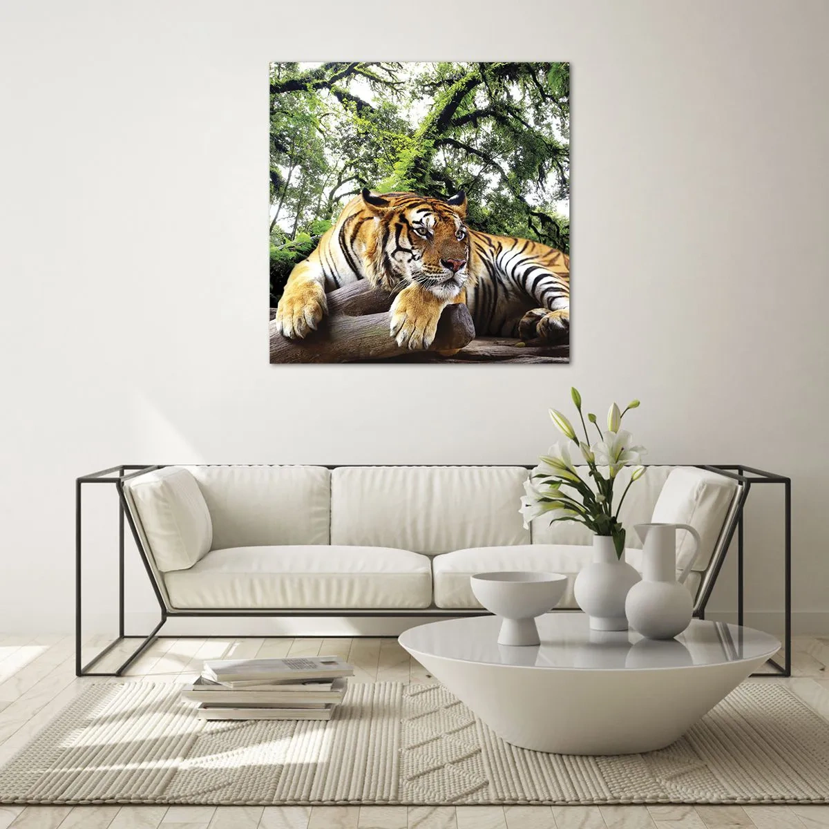 Cuadro sobre vidrio - Impresiones sobre Vidrio - Atentamente - 50x50 cm