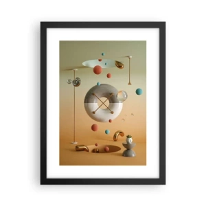 Póster en marco negro - Todo puede suceder - 30x40 cm