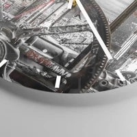 Esfera sin numeración, con rayas