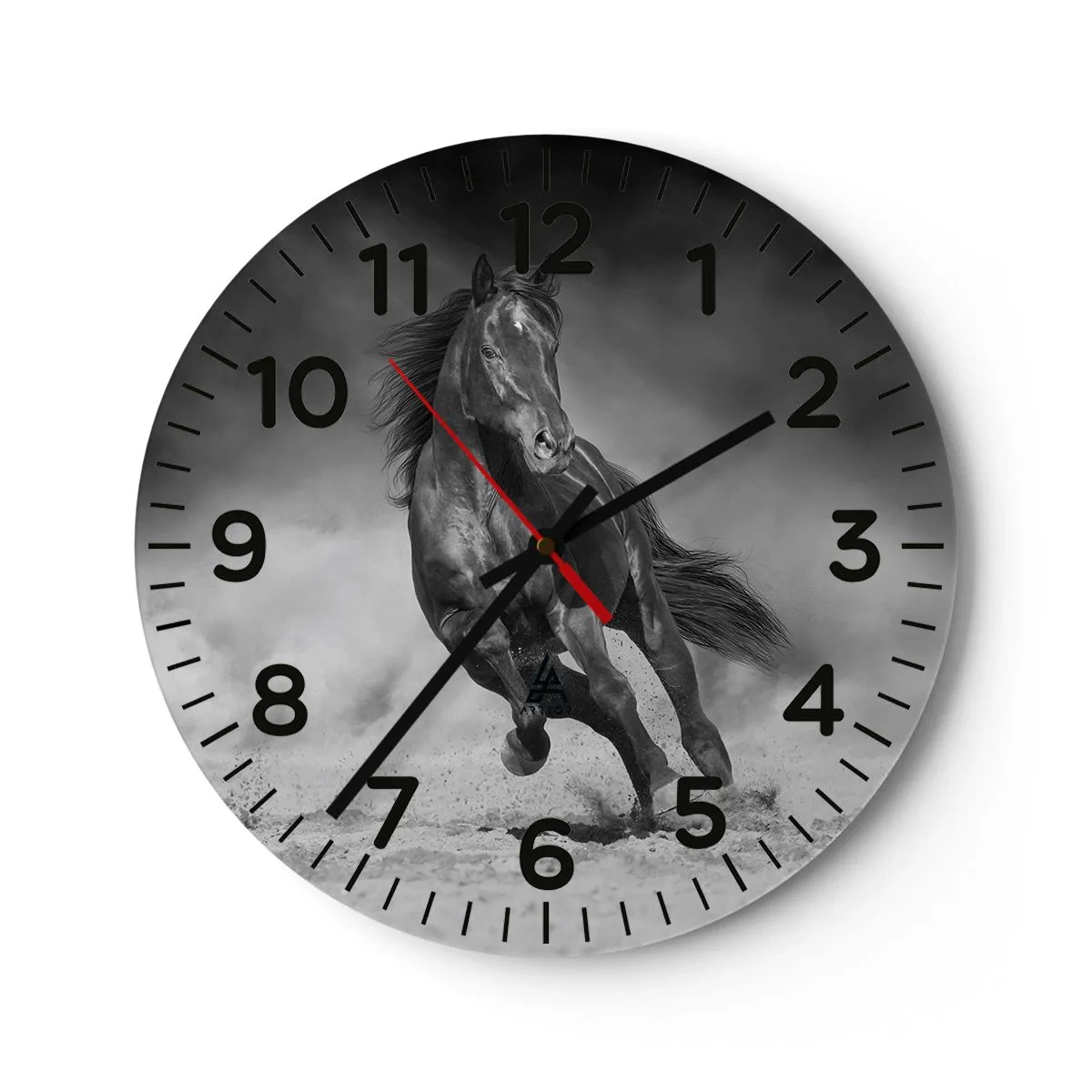 Reloj de pared - Reloj de vidrio - Digno del propio emir - 40x40 cm