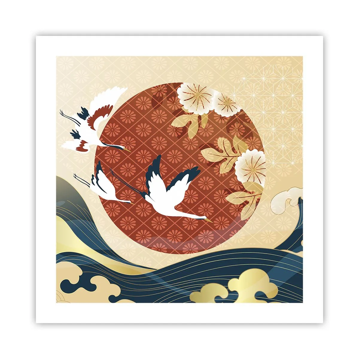 Póster - Un cuento de hadas japonés - 50x50 cm