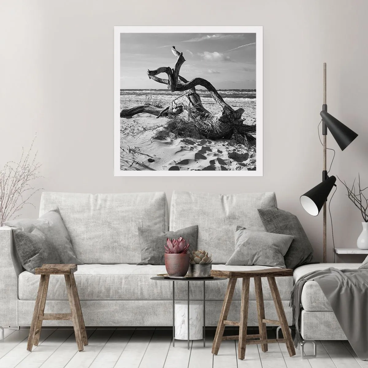 Póster - Escultura marina - 40x40 cm