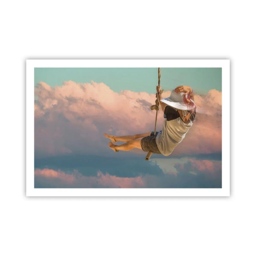 Póster - Jugando en las nubes - 91x61 cm