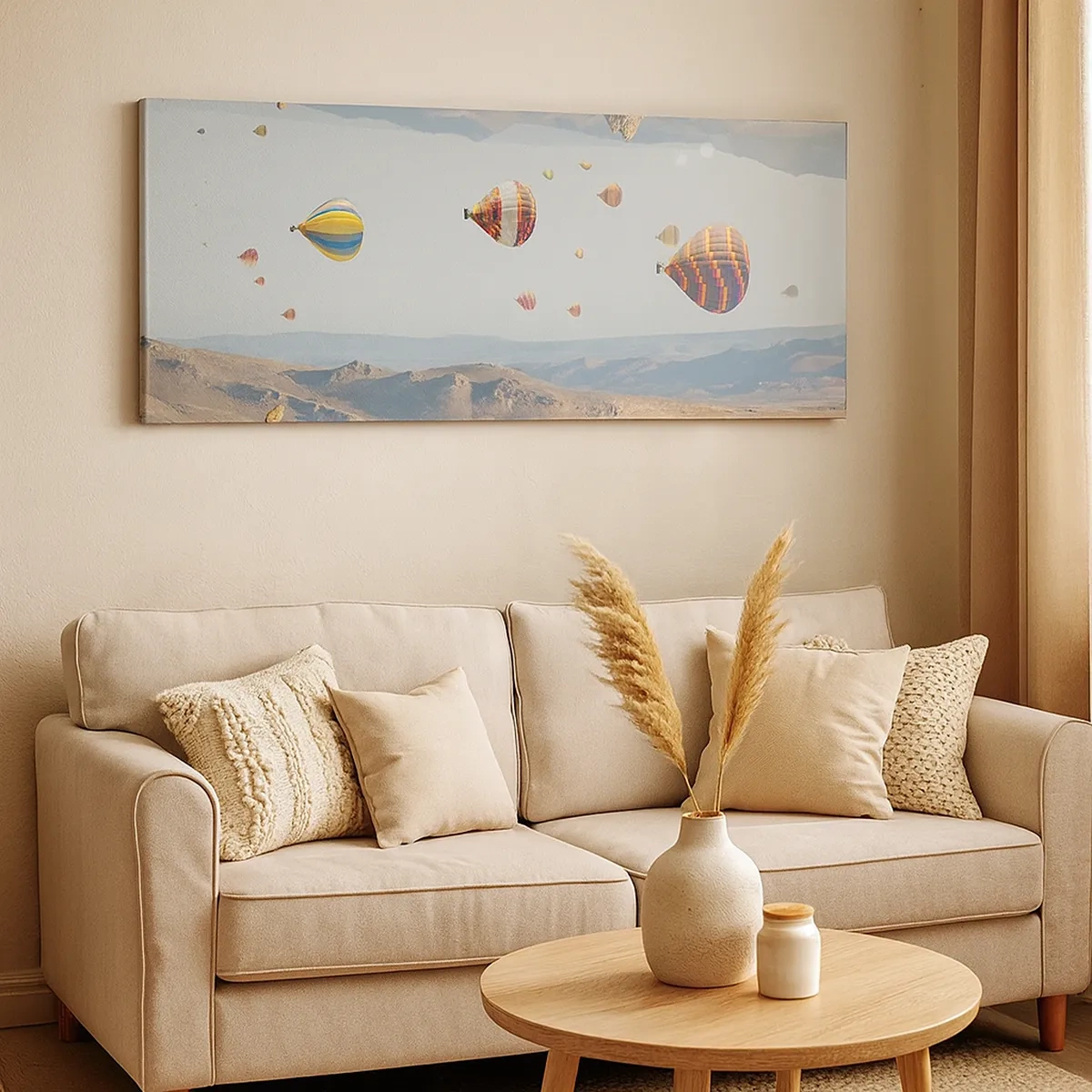 Cuadro sobre lienzo - Impresión de Imagen - Aquí todo es posible - 30x30 cm