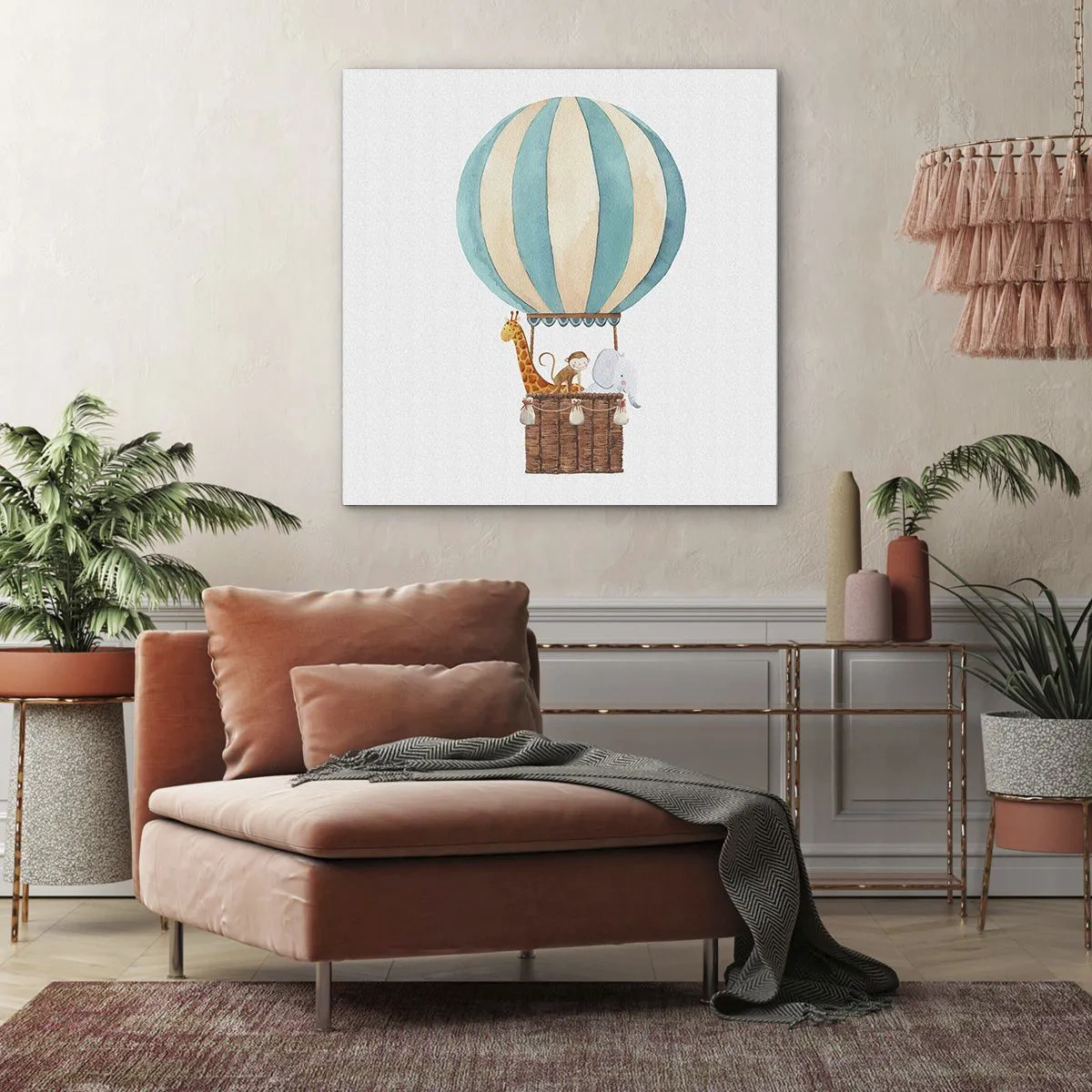 Cuadro sobre lienzo - Impresión de Imagen - Viaje fantástico - 70x70 cm