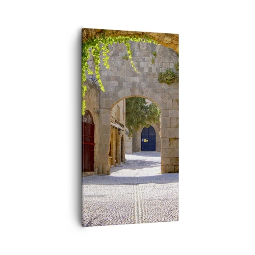 Cuadro sobre lienzo - Impresión de Imagen - La procesión está a punto de aparecer. - 55x100 cm