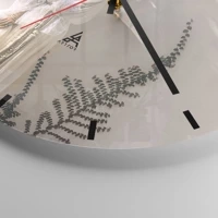 Esfera sin numeración, con rayas