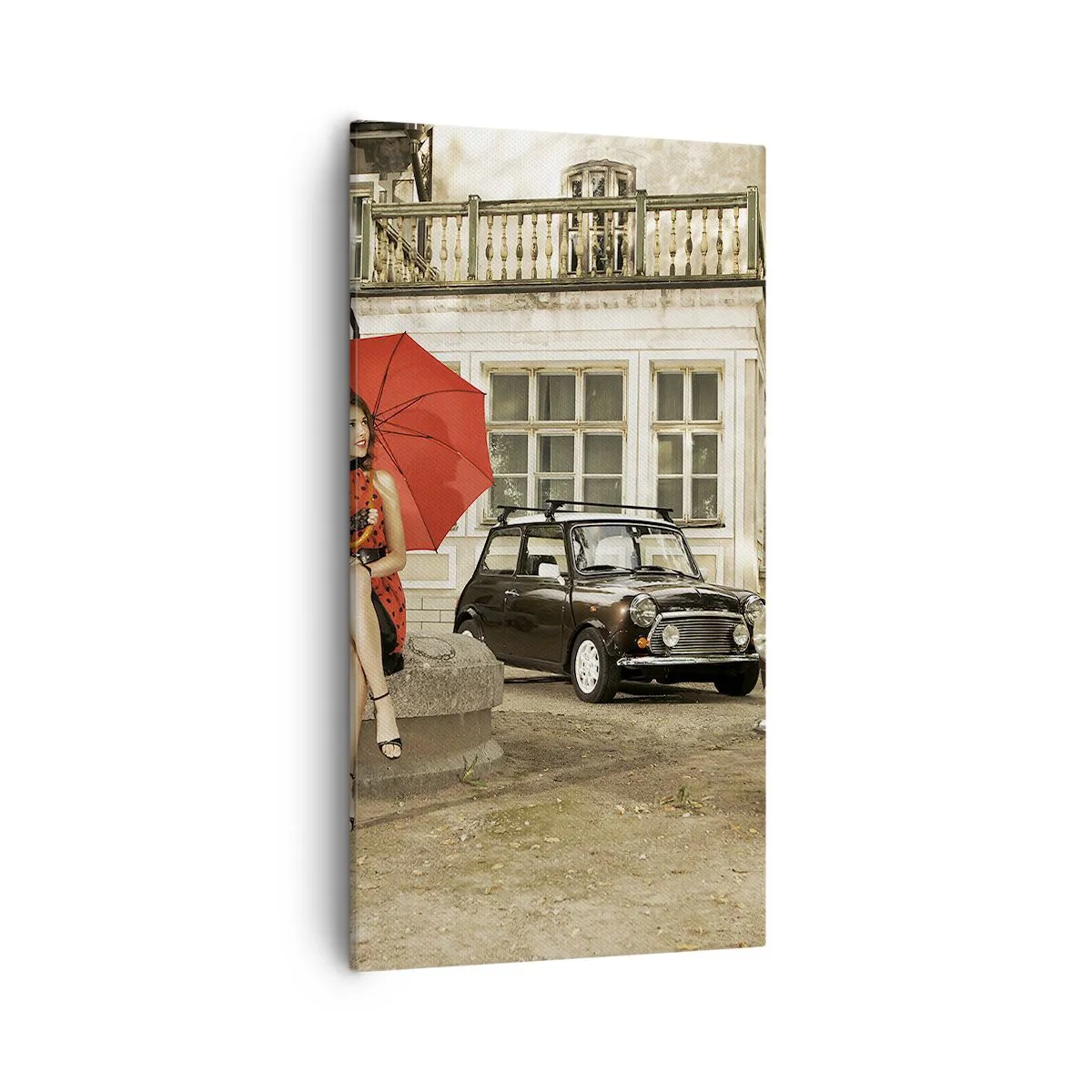 Cuadro sobre lienzo - Impresión de Imagen - Un mini viaje sentimental - 55x100 cm