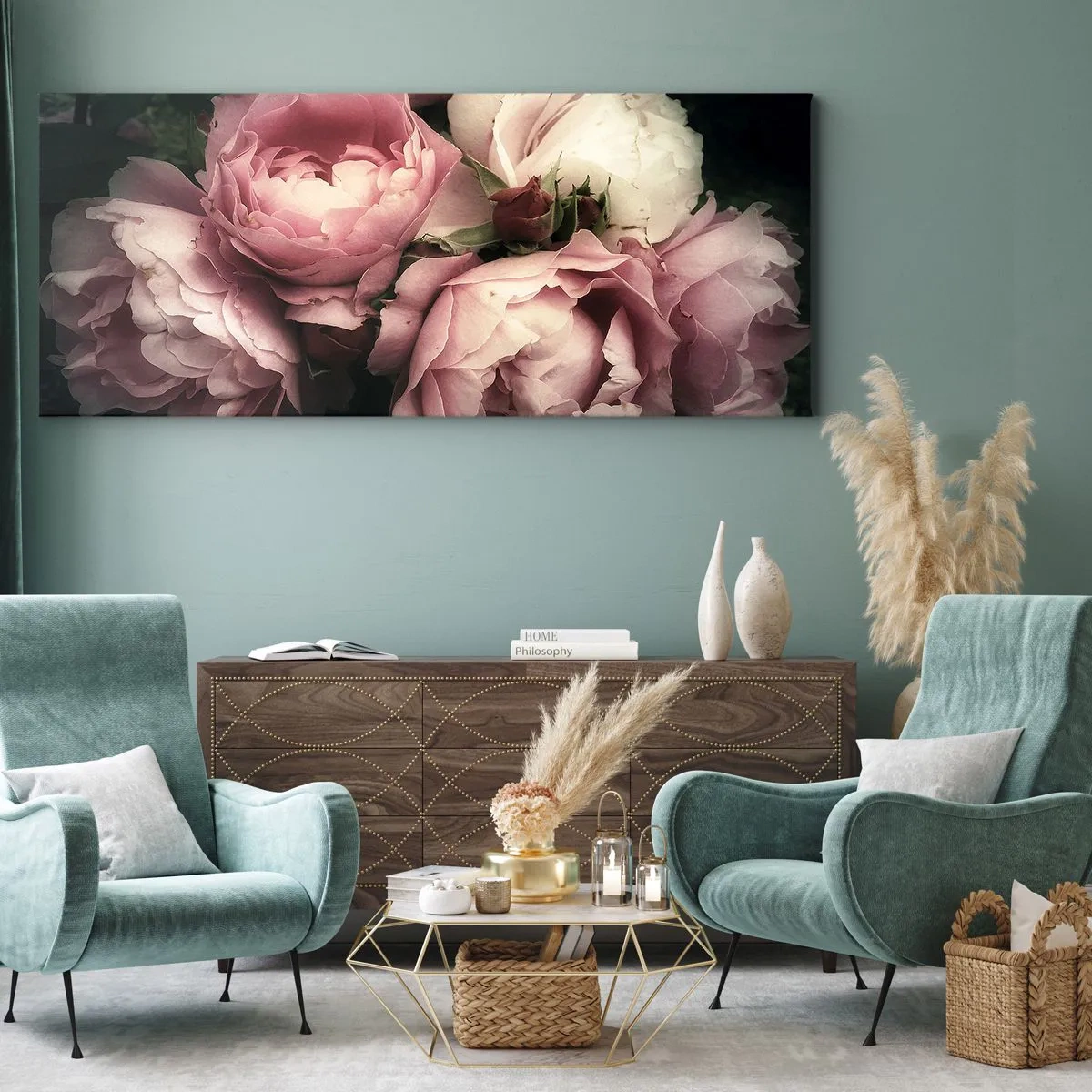 Cuadro sobre lienzo - Impresión de Imagen - El encanto de la belle époque - 100x40 cm