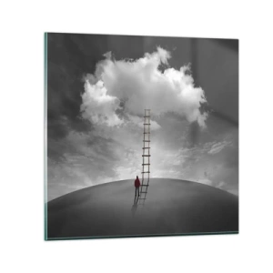 Cuadro sobre vidrio - Impresiones sobre Vidrio - Todo es posible - 70x70 cm