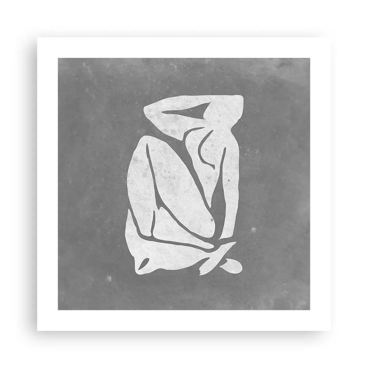 Póster - En sus pensamientos - 50x50 cm