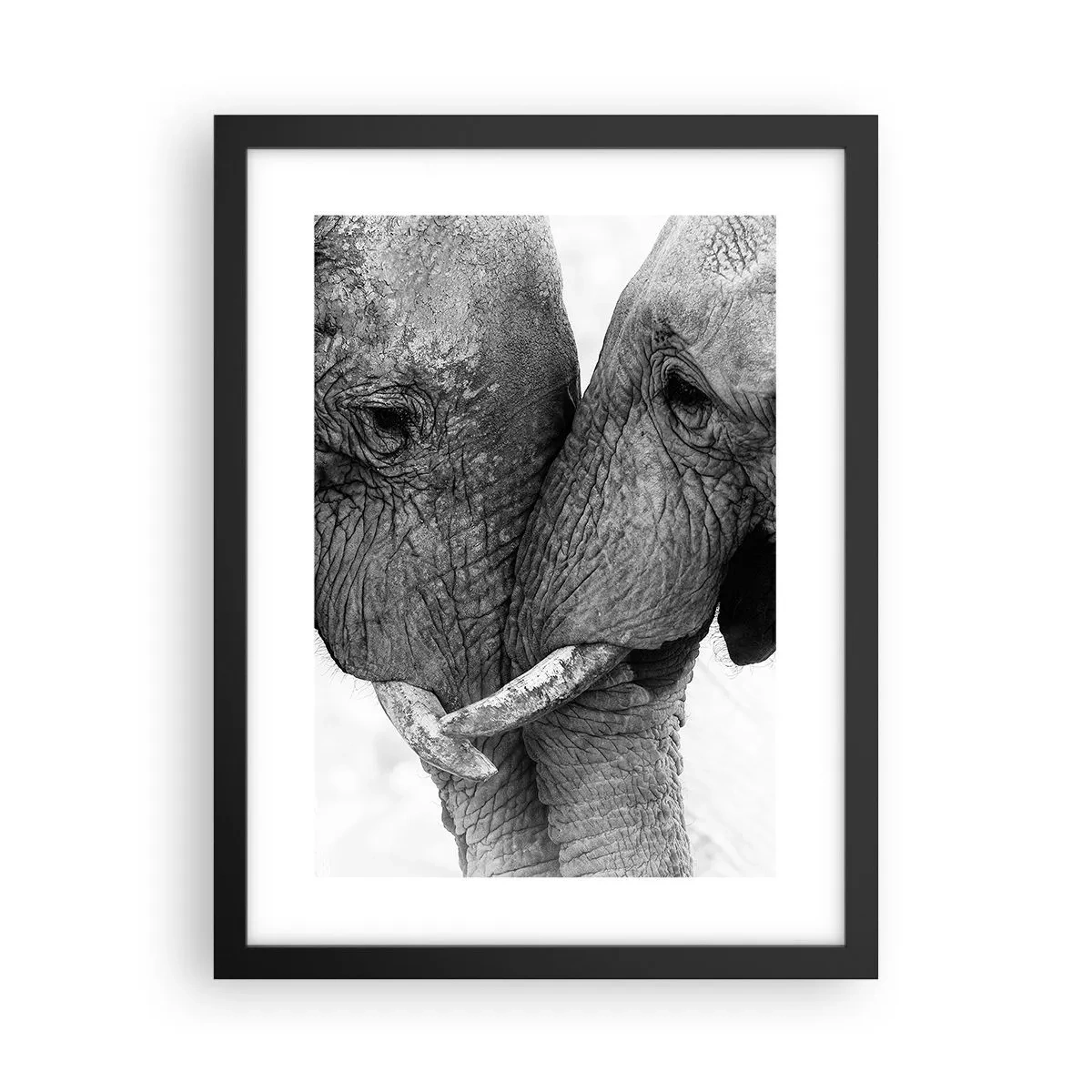 Póster en marco negro - Una confesión sincera - 30x40 cm