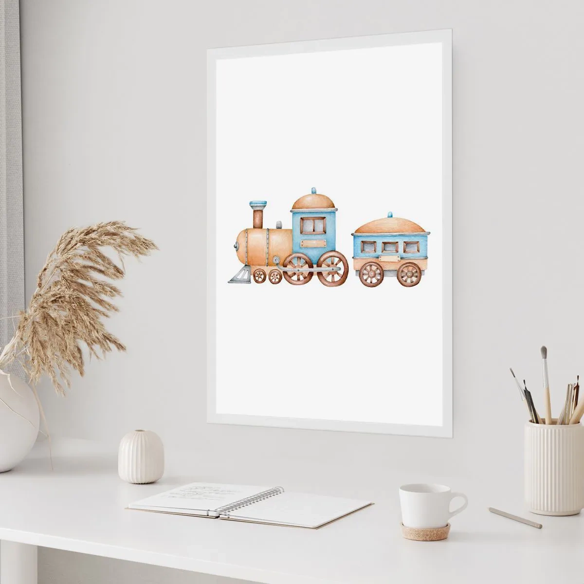 Póster - De pie en la estación... - 30x40 cm