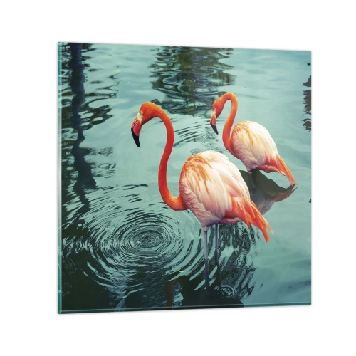 Cuadro sobre vidrio - Impresiones sobre Vidrio - Estamos de moda - 30x30 cm