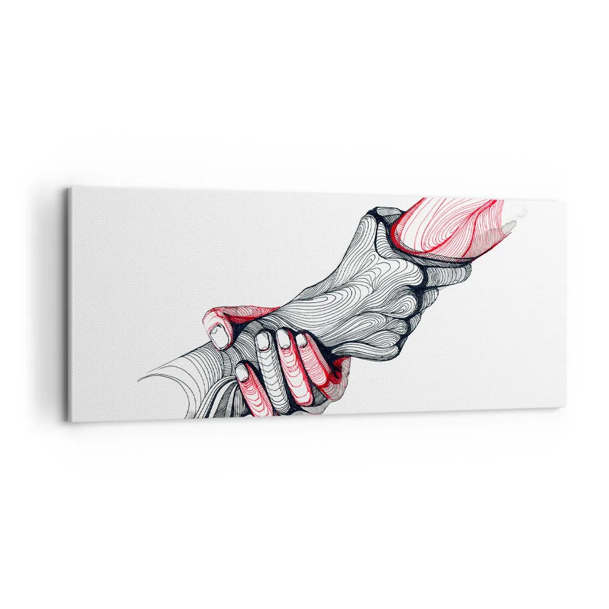 Cuadro sobre lienzo - Impresión de Imagen - Estás en buenas manos - 100x40 cm