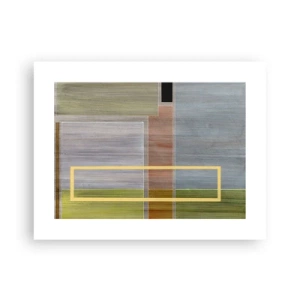 Póster - Recto y tranquilo - 40x30 cm