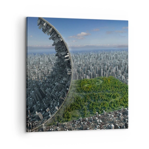 Cuadro sobre lienzo - Impresión de Imagen - La naturaleza es eterna - 60x60 cm