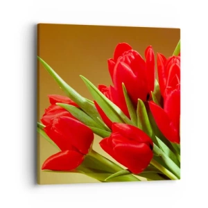 Cuadro sobre lienzo - Impresión de Imagen - Estallido de alegría primaveral - 40x40 cm