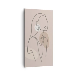 Cuadro sobre lienzo - Impresión de Imagen - Un icono de la inocencia - 65x120 cm