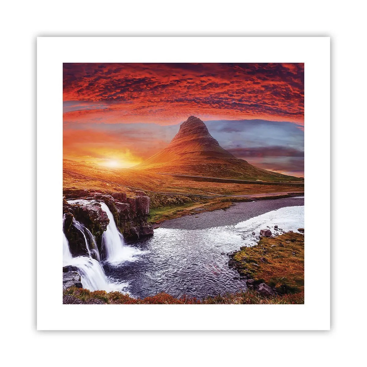 Póster - Una vista de la Tierra Media - 40x40 cm
