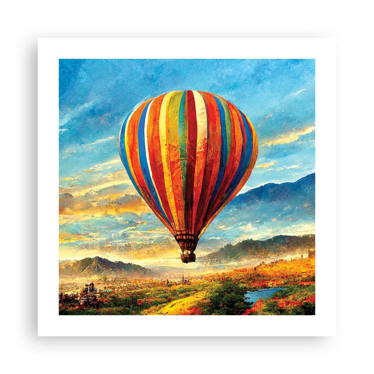 Póster - En silencio se ve el horizonte - 50x50 cm