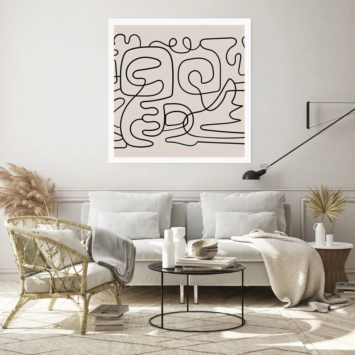 Póster - El camino correcto - 40x40 cm