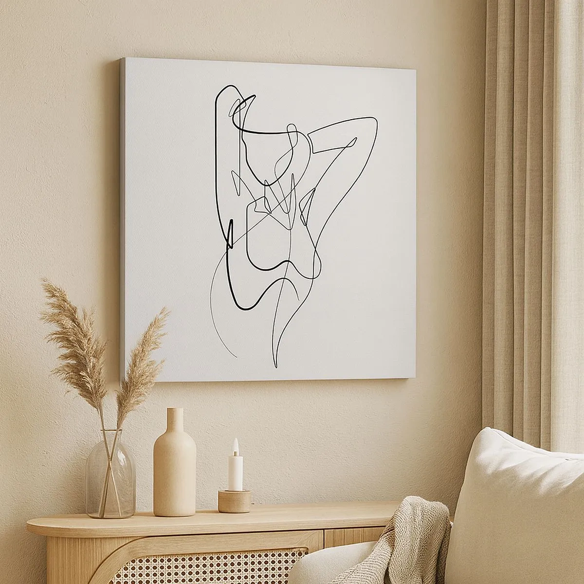 Cuadro sobre lienzo - Impresión de Imagen - Realmente, tal y como eres - 30x30 cm