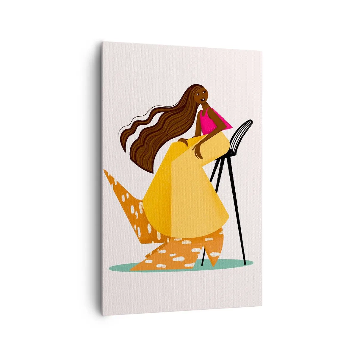 Cuadro sobre lienzo - Impresión de Imagen - La moda también es divertida - 80x120 cm