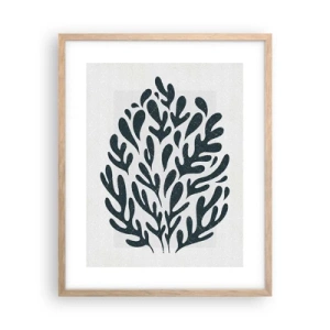 Póster en marco roble claro - Formas de la naturaleza - 40x50 cm