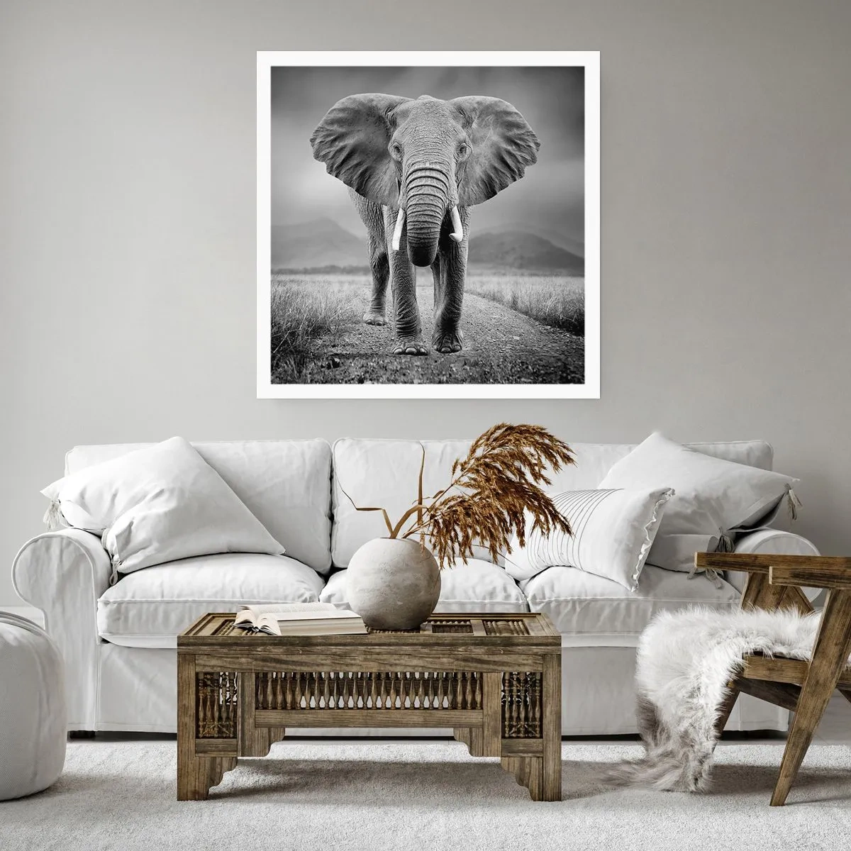 Póster - El anfitrión da la bienvenida - 30x30 cm