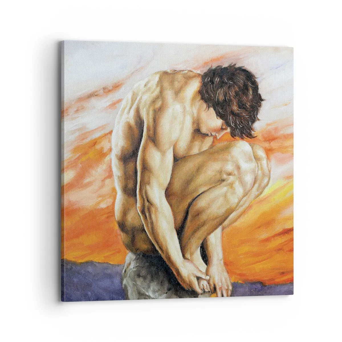 Cuadro sobre lienzo - Impresión de Imagen - Sumergido en sí mismo - 70x70 cm