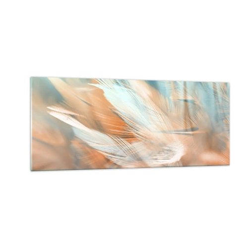 Cuadro sobre vidrio - Impresiones sobre Vidrio - En la tierra de la suavidad - 100x40 cm