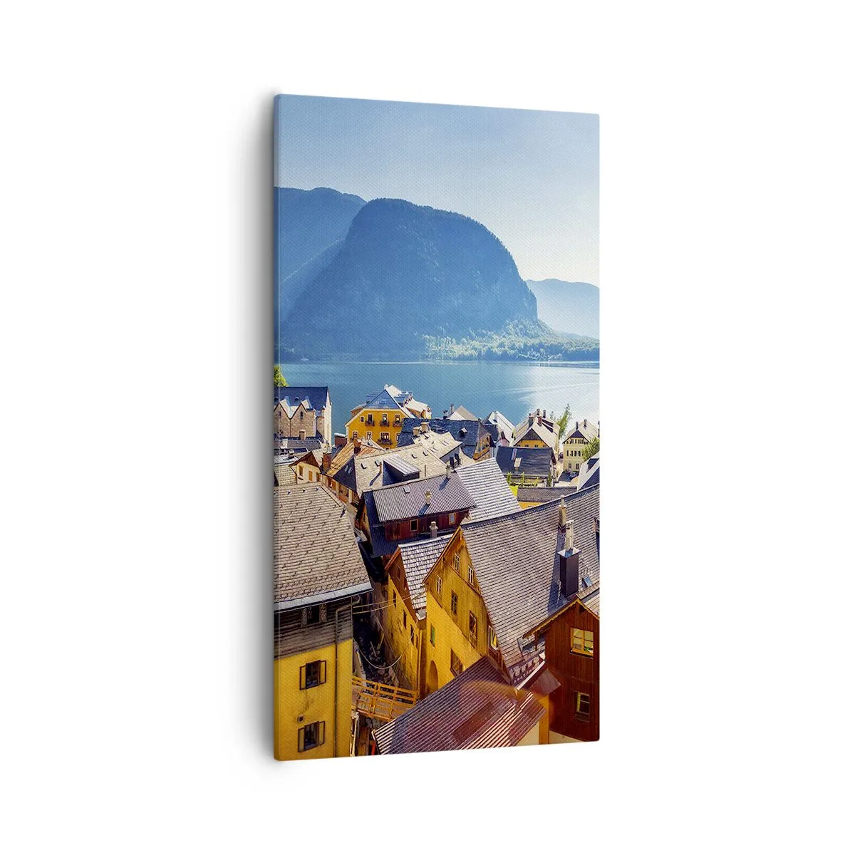 Cuadro sobre lienzo - Impresión de Imagen - No podría ser más pintoresco - 55x100 cm