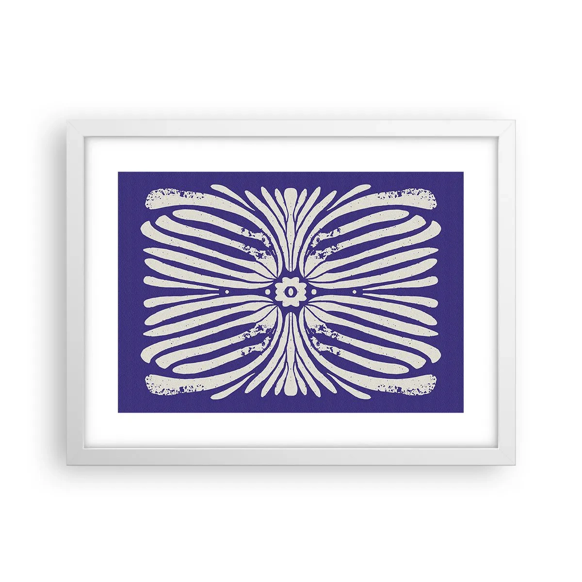 Póster en marco blanco - Inspiraciones étnicas - 40x30 cm