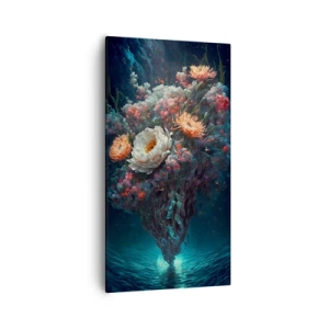 Cuadro sobre lienzo - Impresión de Imagen - Extraño jardín - 55x100 cm