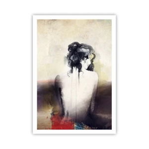 Póster - Líneas suaves, formas ovaladas - 70x100 cm