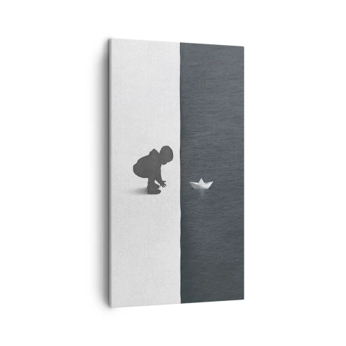 Cuadro sobre lienzo - Impresión de Imagen - Una gran expedición náutica - 45x80 cm