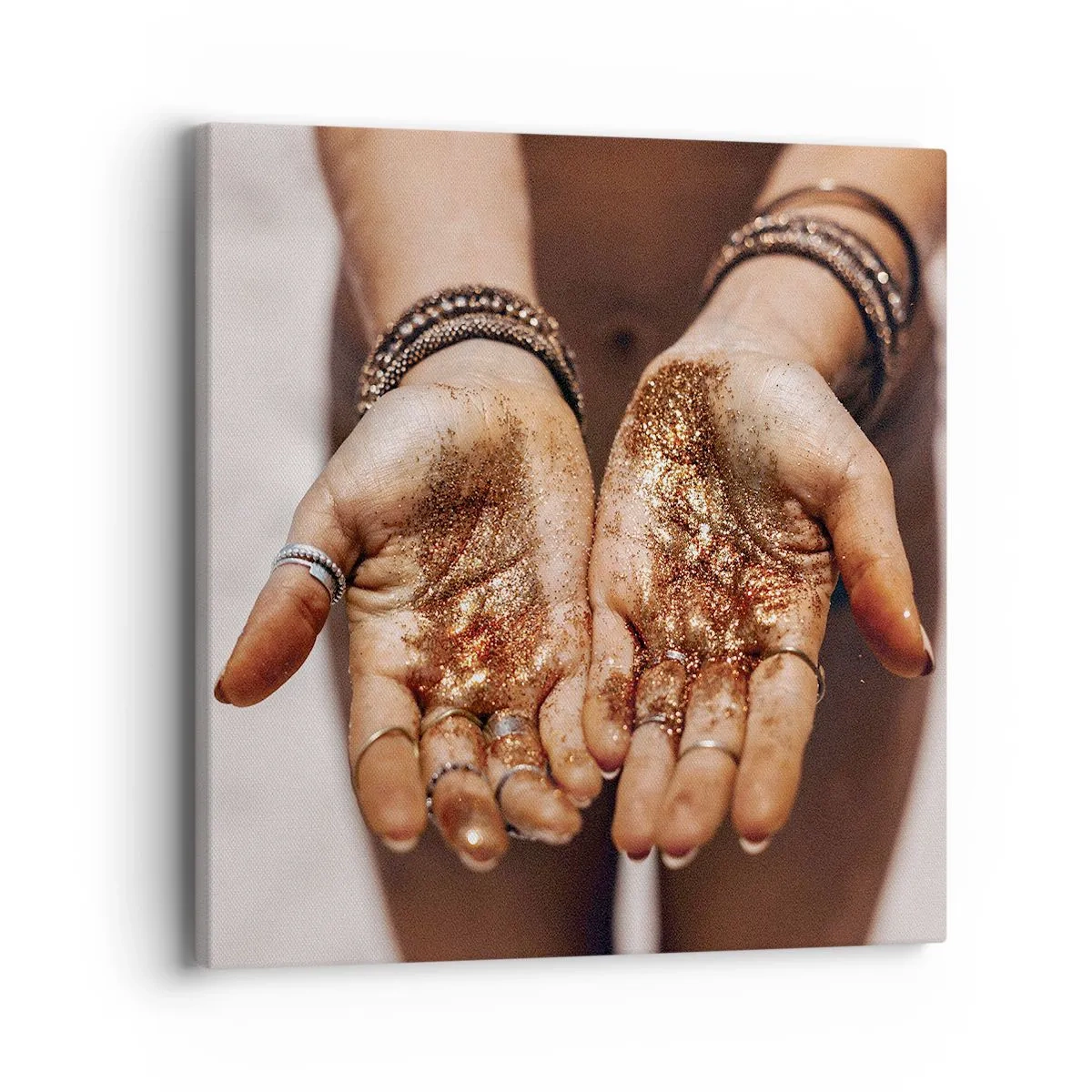 Cuadro sobre lienzo - Impresión de Imagen - Un regalo para ti - 40x40 cm