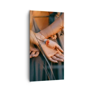 Cuadro sobre lienzo - Impresión de Imagen - Conectada con la naturaleza - 65x120 cm