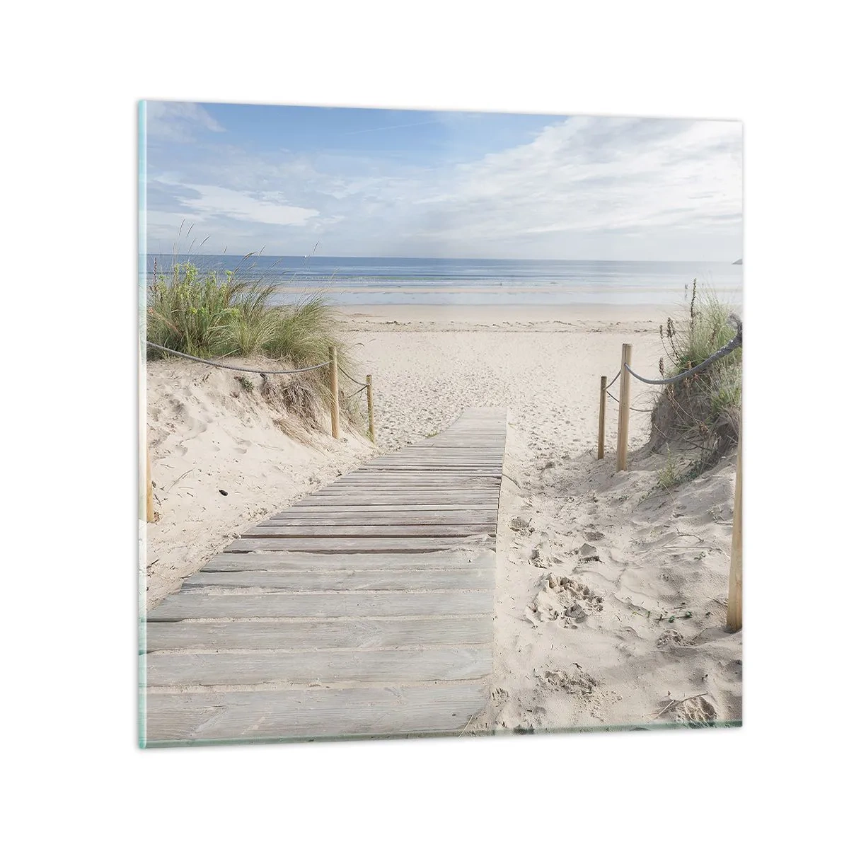 Cuadro sobre vidrio - Impresiones sobre Vidrio - Hasta el horizonte - 70x70 cm