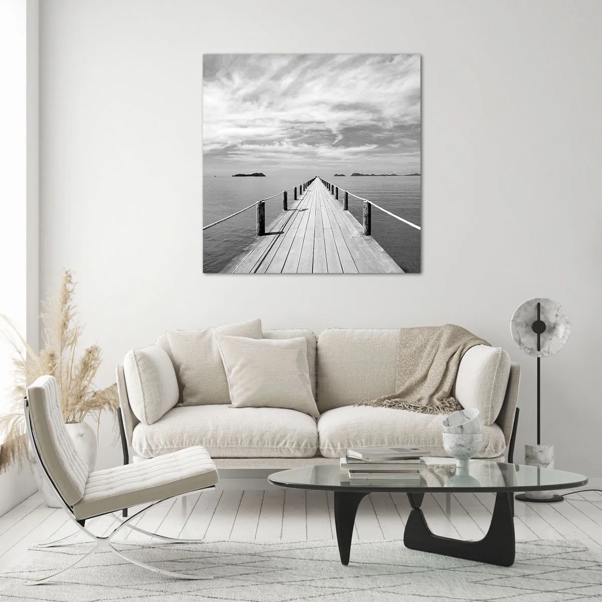 Cuadro sobre vidrio - Impresiones sobre Vidrio - Hora de viajar - 70x70 cm